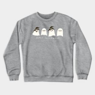 Cute boo happy Halloween spooky season Crewneck Sweatshirt